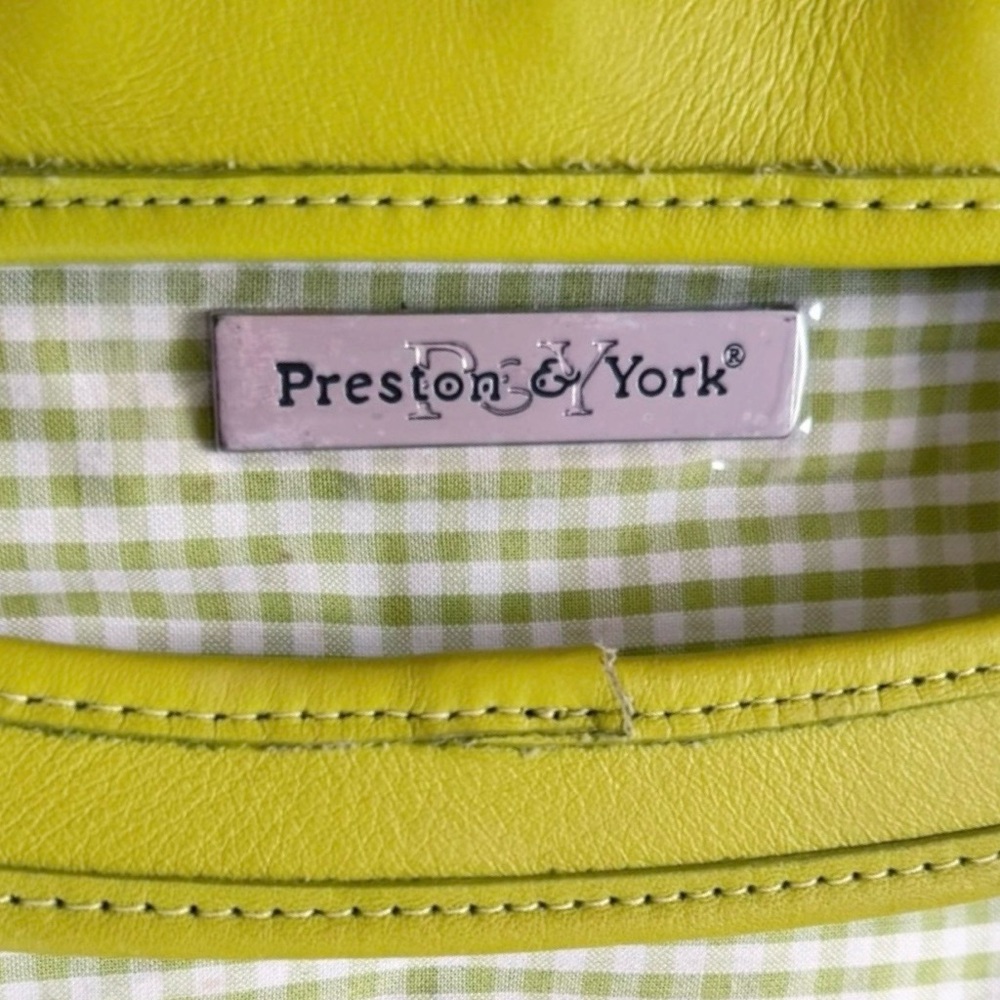 Preston & York Woven Cornhusk and Genuine Leather Tote Handbag - Picture 6 of 6